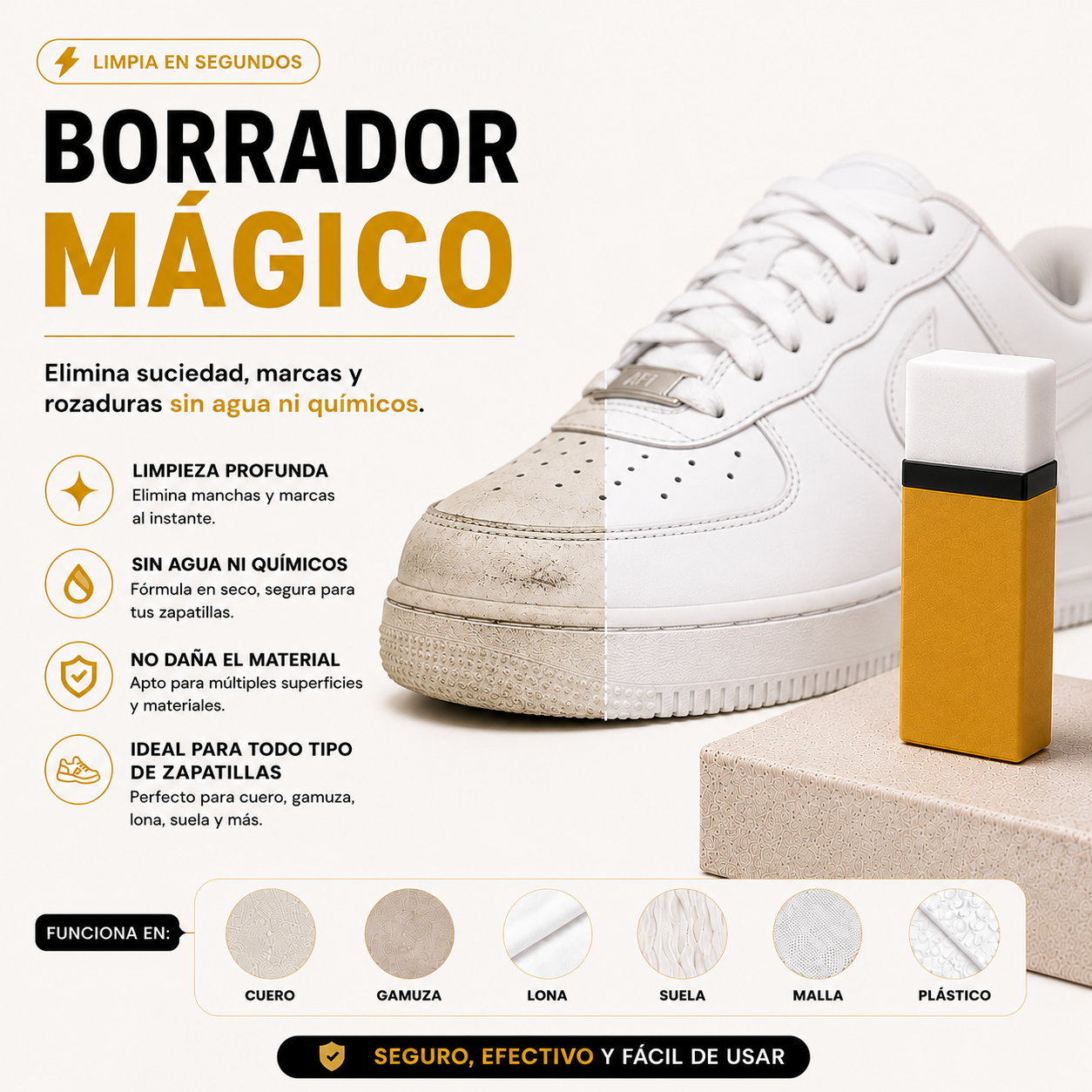 Borrador Mágico para Suelas Y Zapatillas
